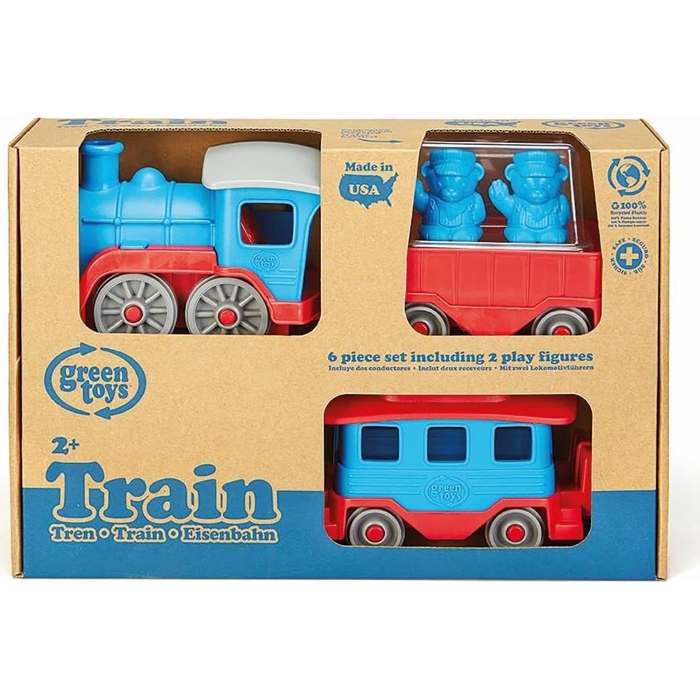 Tren de Juguete Green Toys - Locomotora Ecológica 3 Piezas