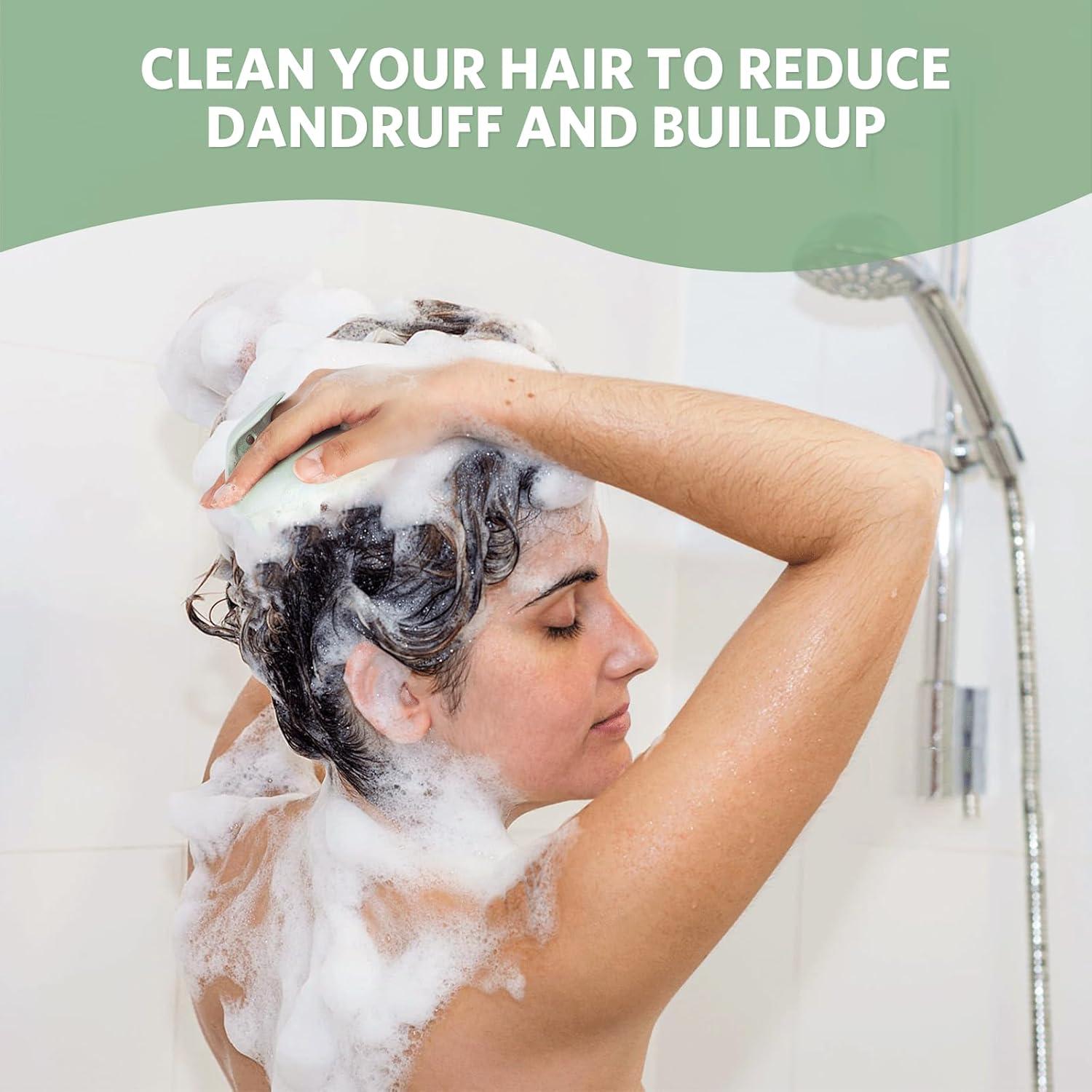 Cepillo Masajeador Sndyi para Cuero Cabelludo Verde