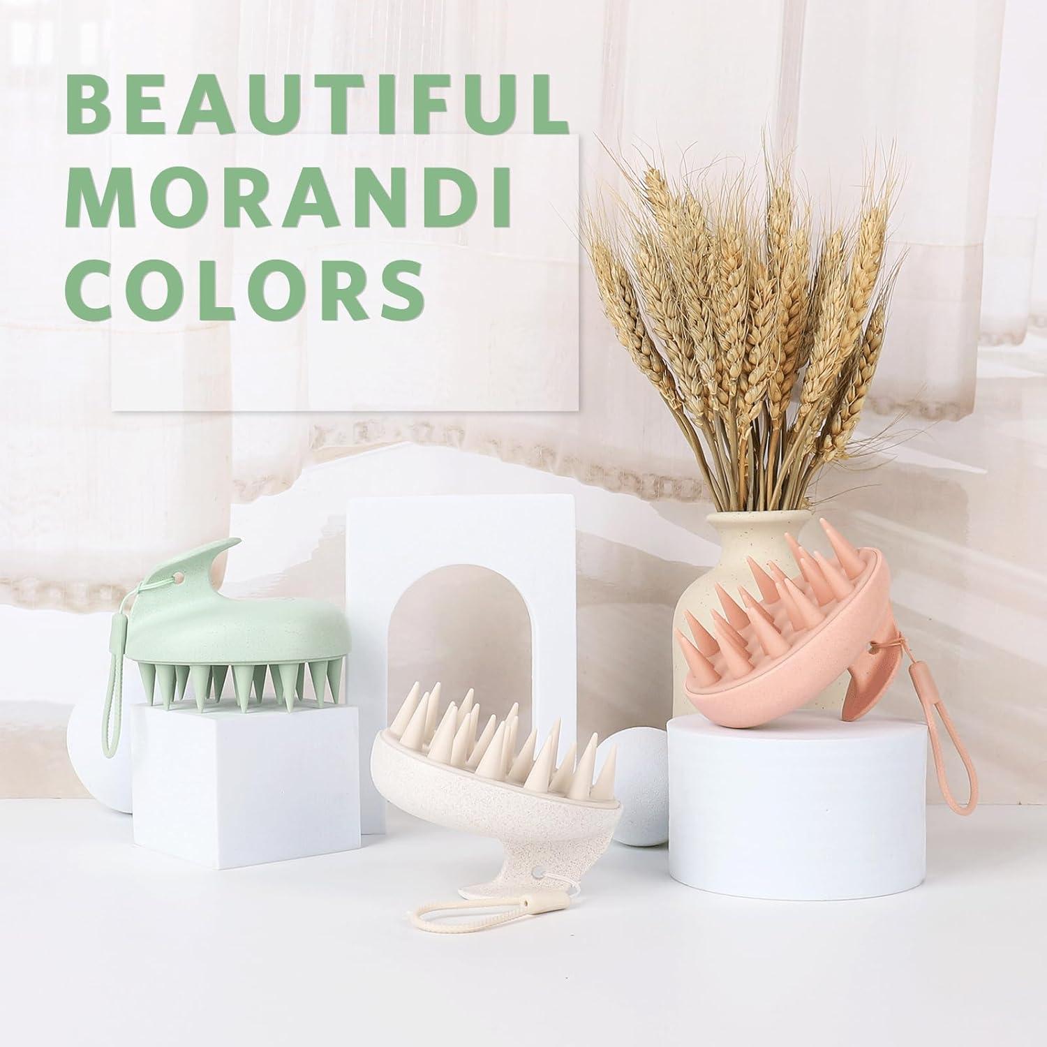 Cepillo Masajeador Sndyi para Cuero Cabelludo Verde