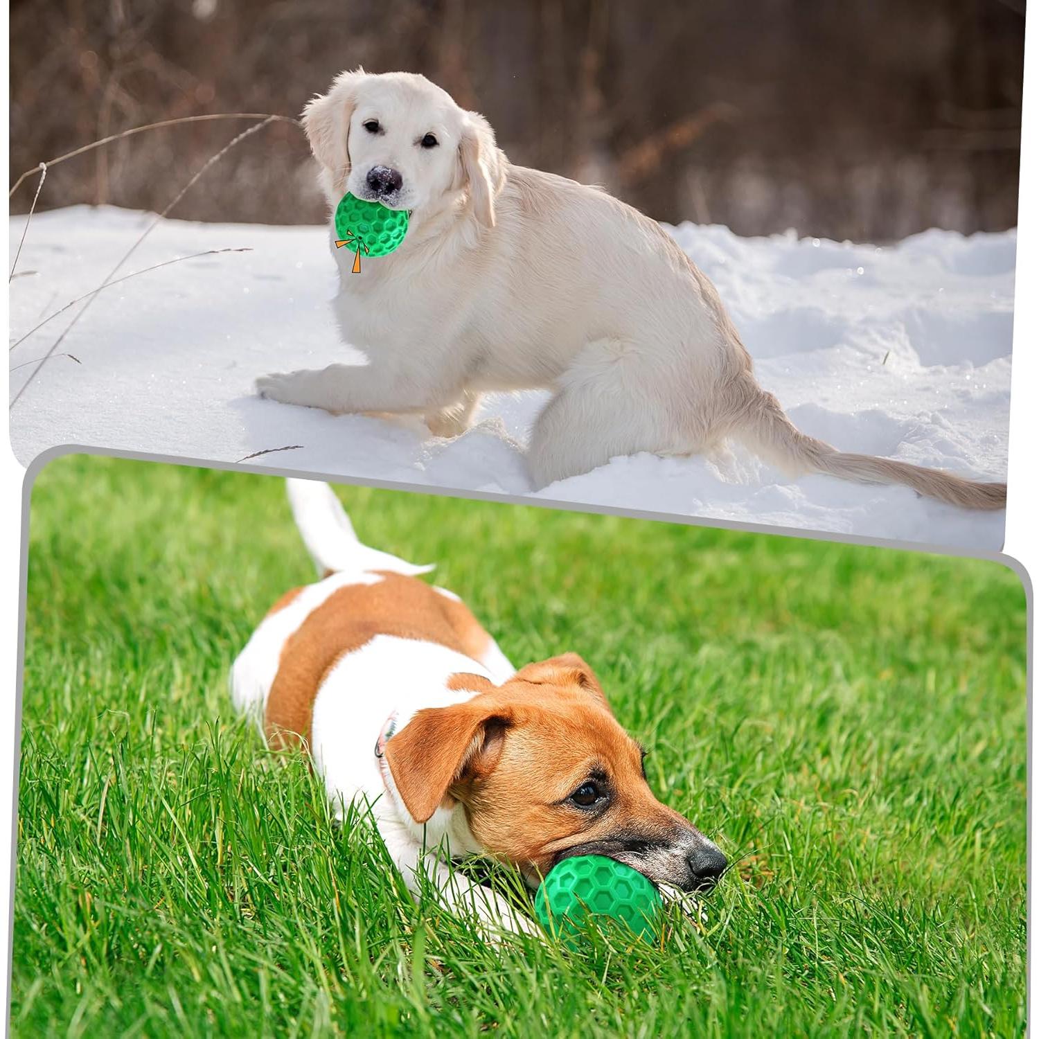 Pelota de Juguete para Perros Grandes ZRIFAQESW Verde Indestructible