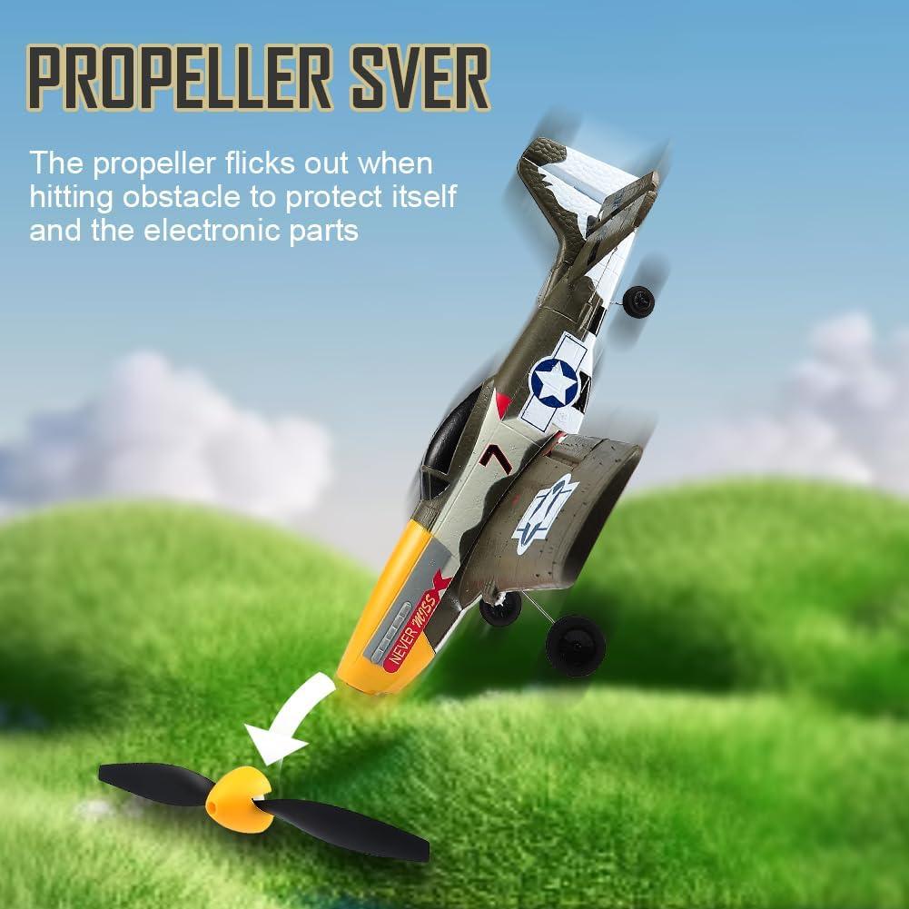 Avión RC ANTSIR P51 Mustang 4 Canales para Principiantes