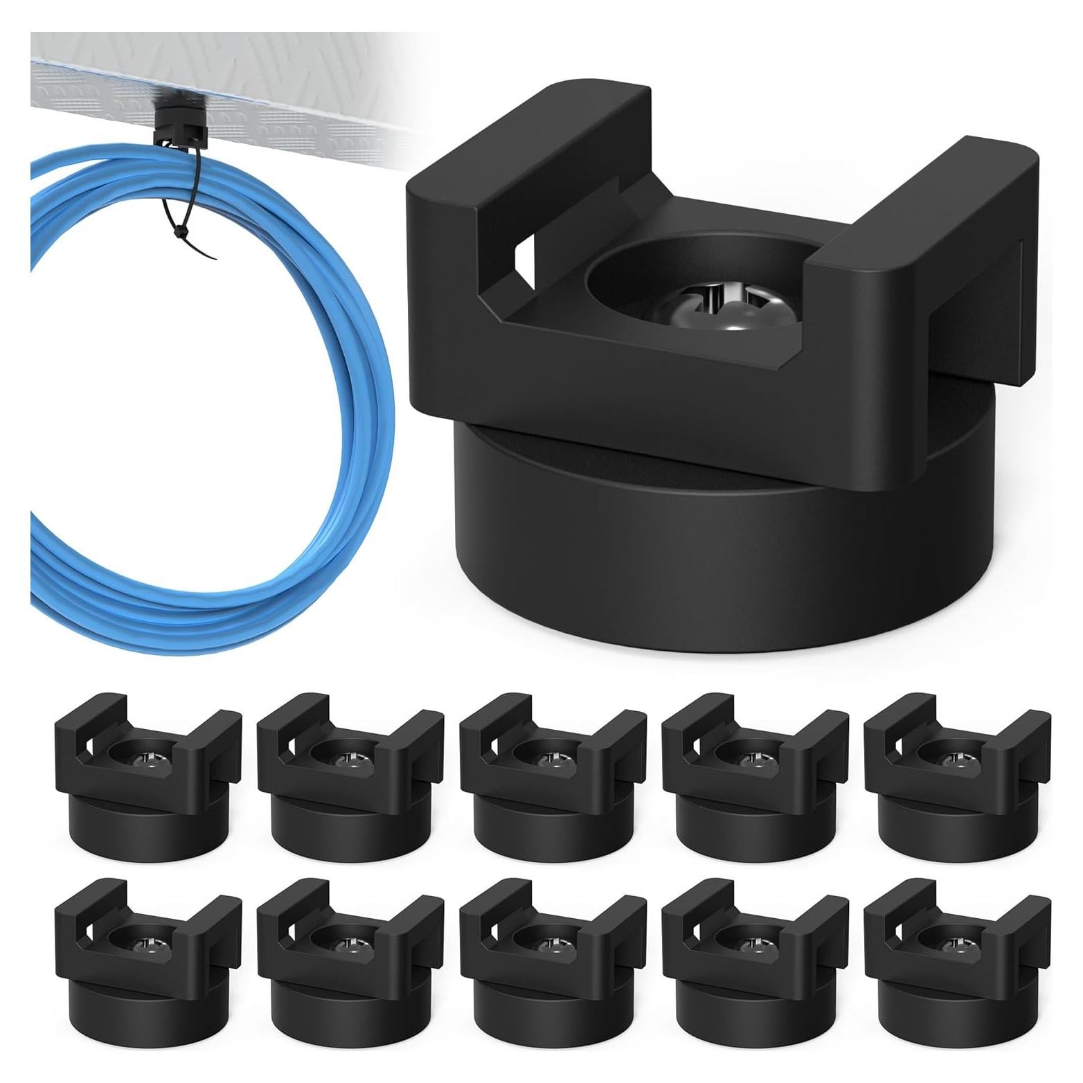 Soporte de Brida Magnética AIYOTAR 10 Pcs Alta Resistencia