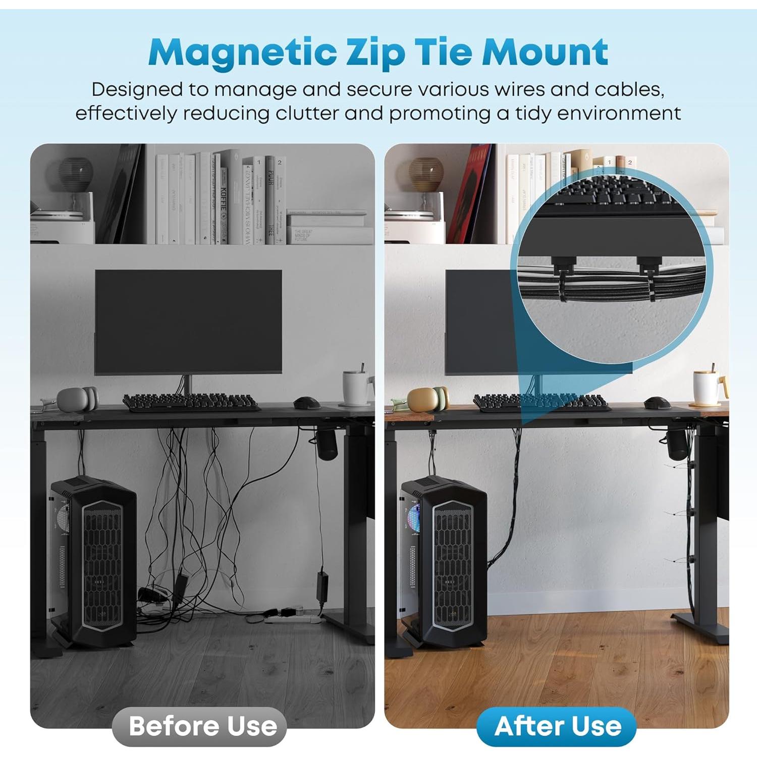 Soporte de Brida Magnética AIYOTAR 10 Pcs Alta Resistencia