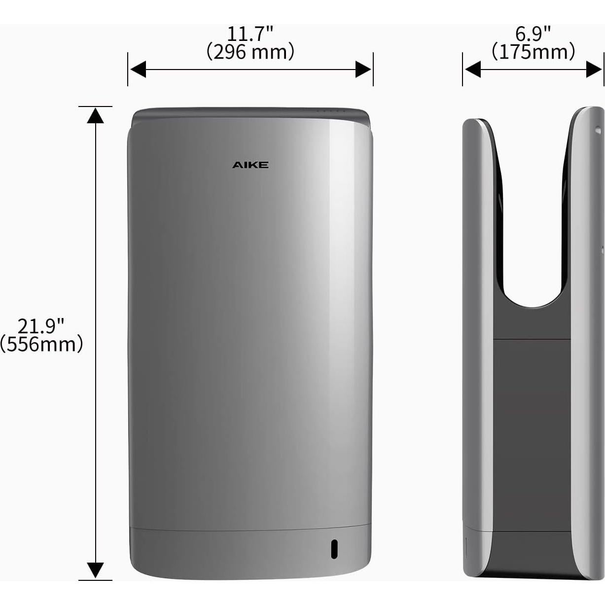 Secador de Mano Vertical AIKE Slim AK2065 con Filtro HEPA