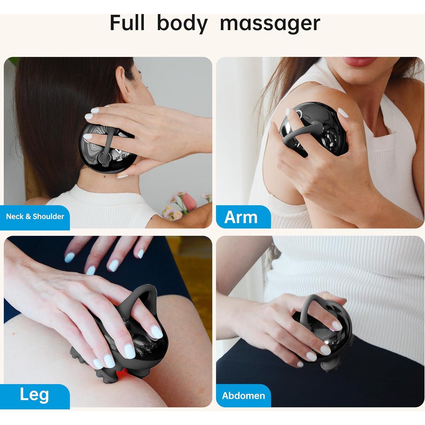 Masajeador de Cabeza Comfier CF-4402 Negro 3 Modos Impermeable