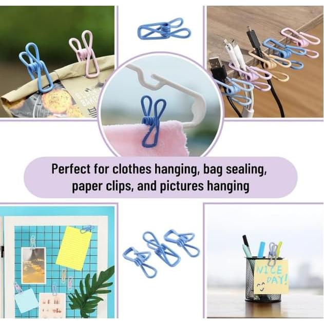 Clips Utilitarios Mr. Pen, 18 Piezas, 5.08 cm, Negro