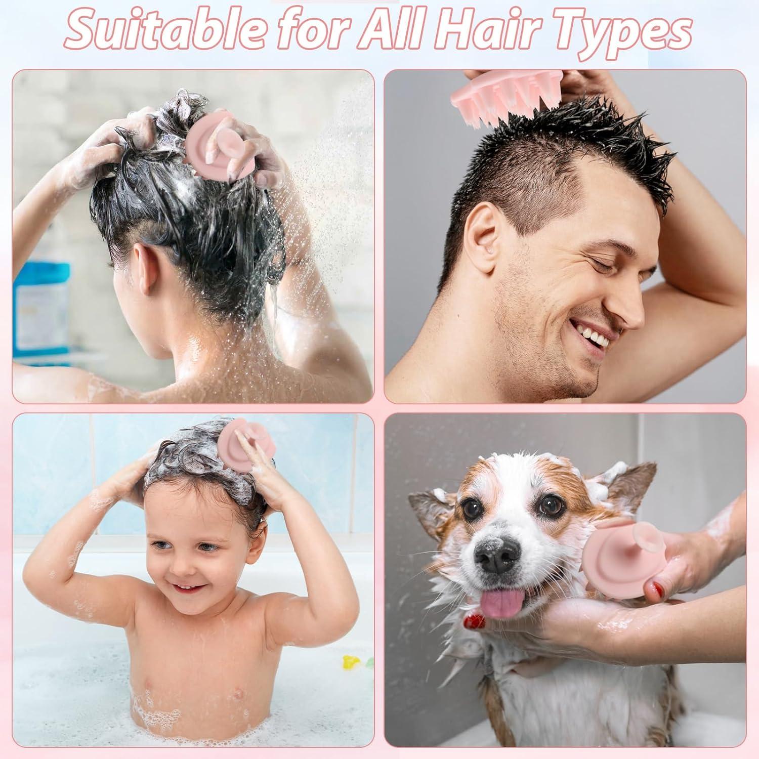 DUAIU Set de Cepillo y Botellas Aplicadoras para Cabello