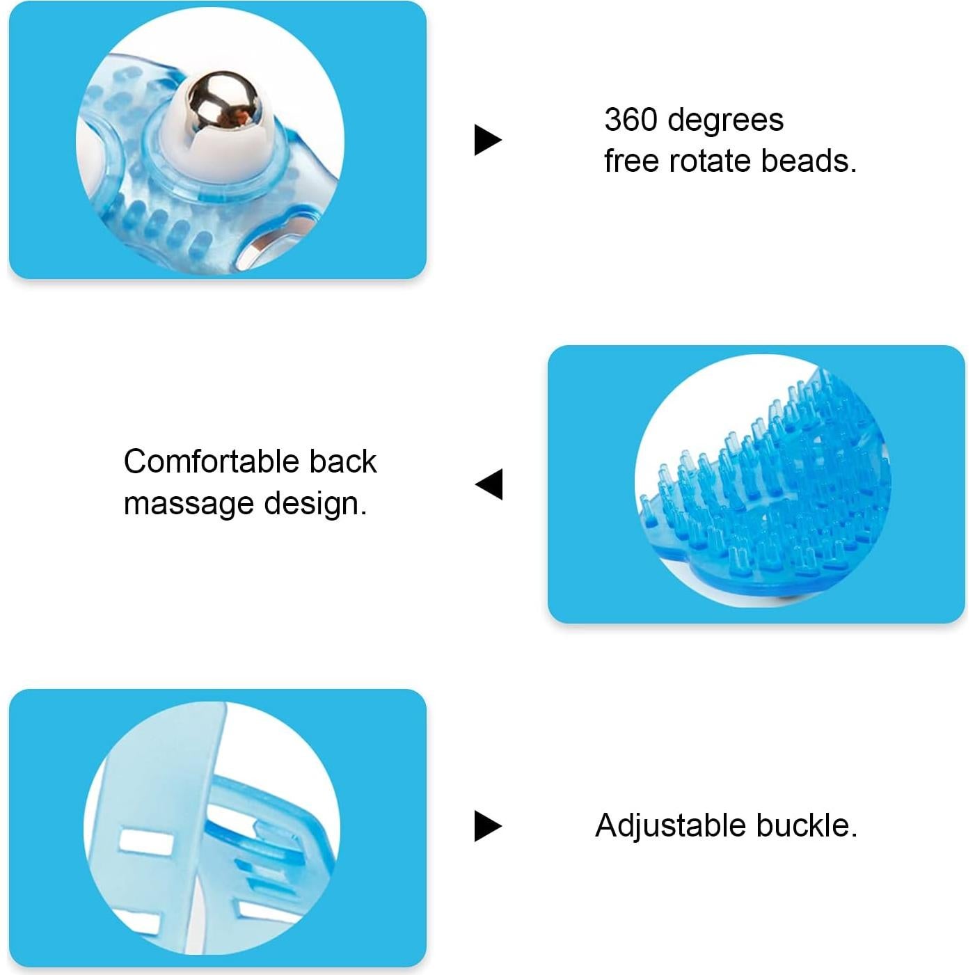 Bola de Masaje Mano Boseen Compacta Alivio Dolor Azul