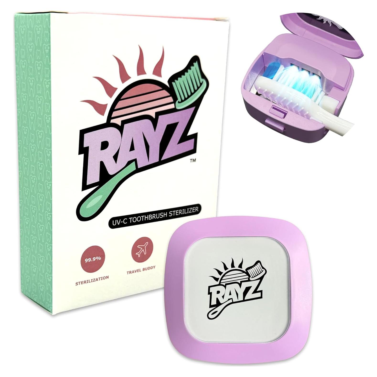 Desinfectante de Cepillos de Dientes UV-C Rayz Lavanda 99.9% en 3 Min