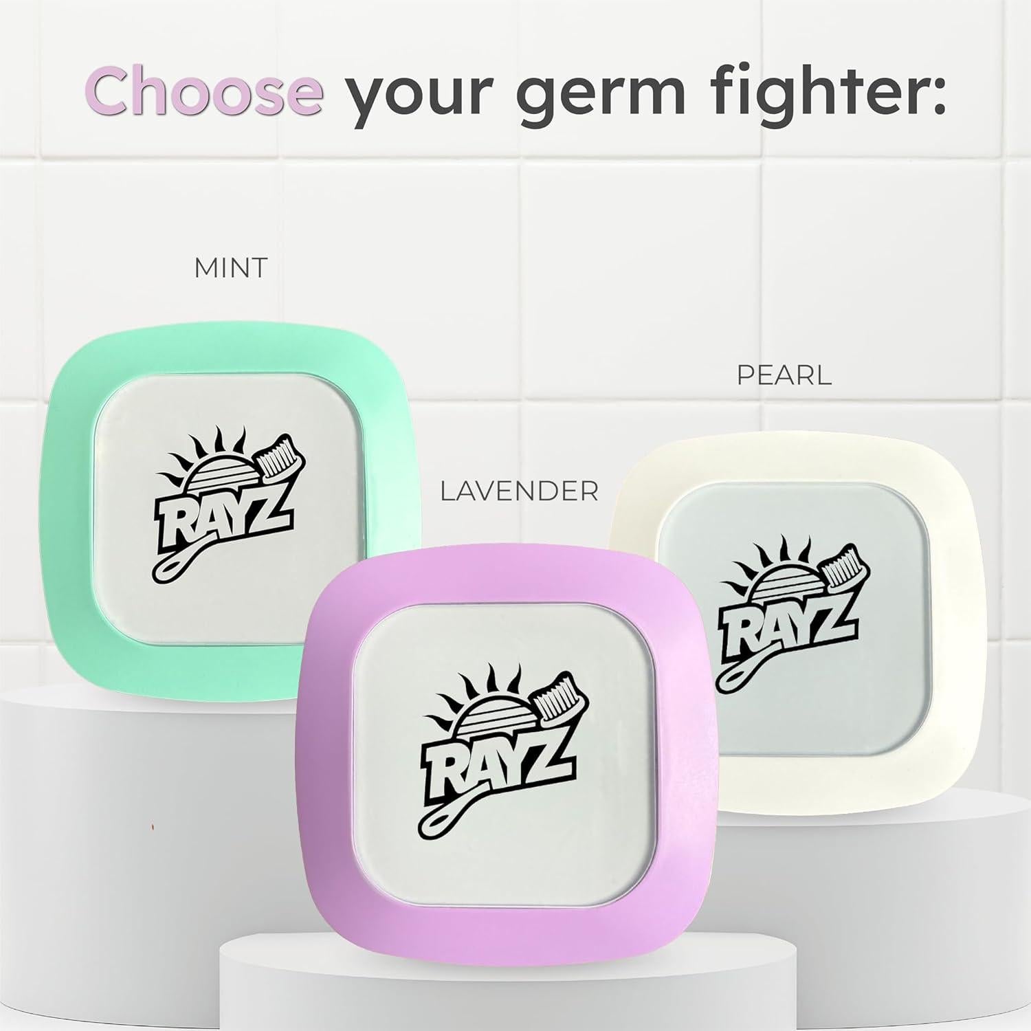 Desinfectante de Cepillos de Dientes UV-C Rayz Lavanda 99.9% en 3 Min