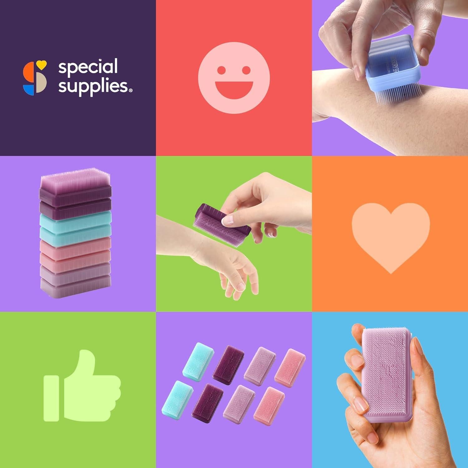 Cepillo Sensorial Suministros Especiales Terapia 8 Unicornios