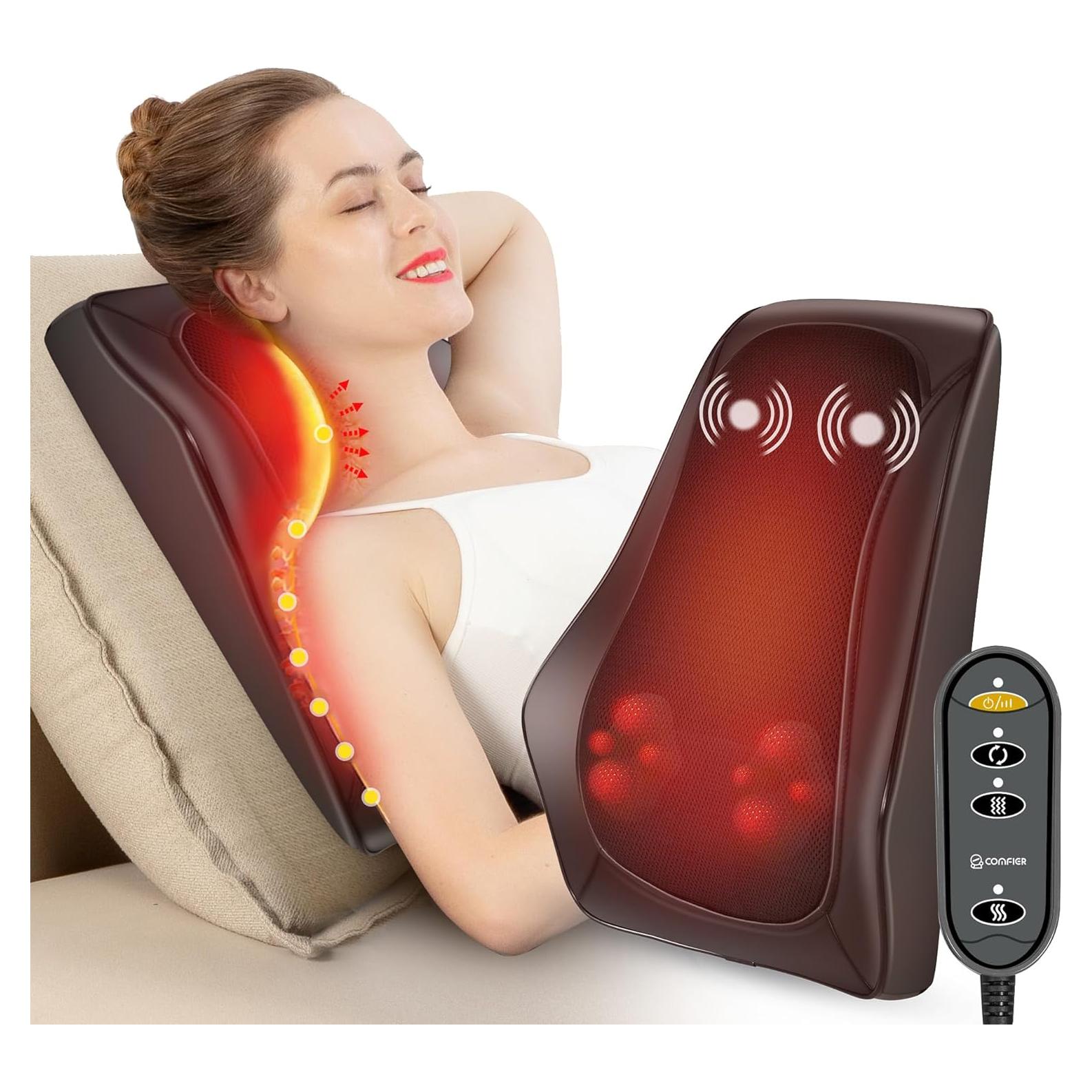 Masajeador de Espalda Shiatsu COMFIER CF-1228 con Calor