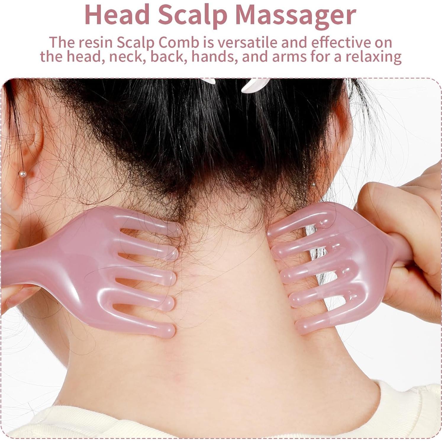 Masajeador de Cabeza WY LIGHTING Rosa Púrpura 5 Garras