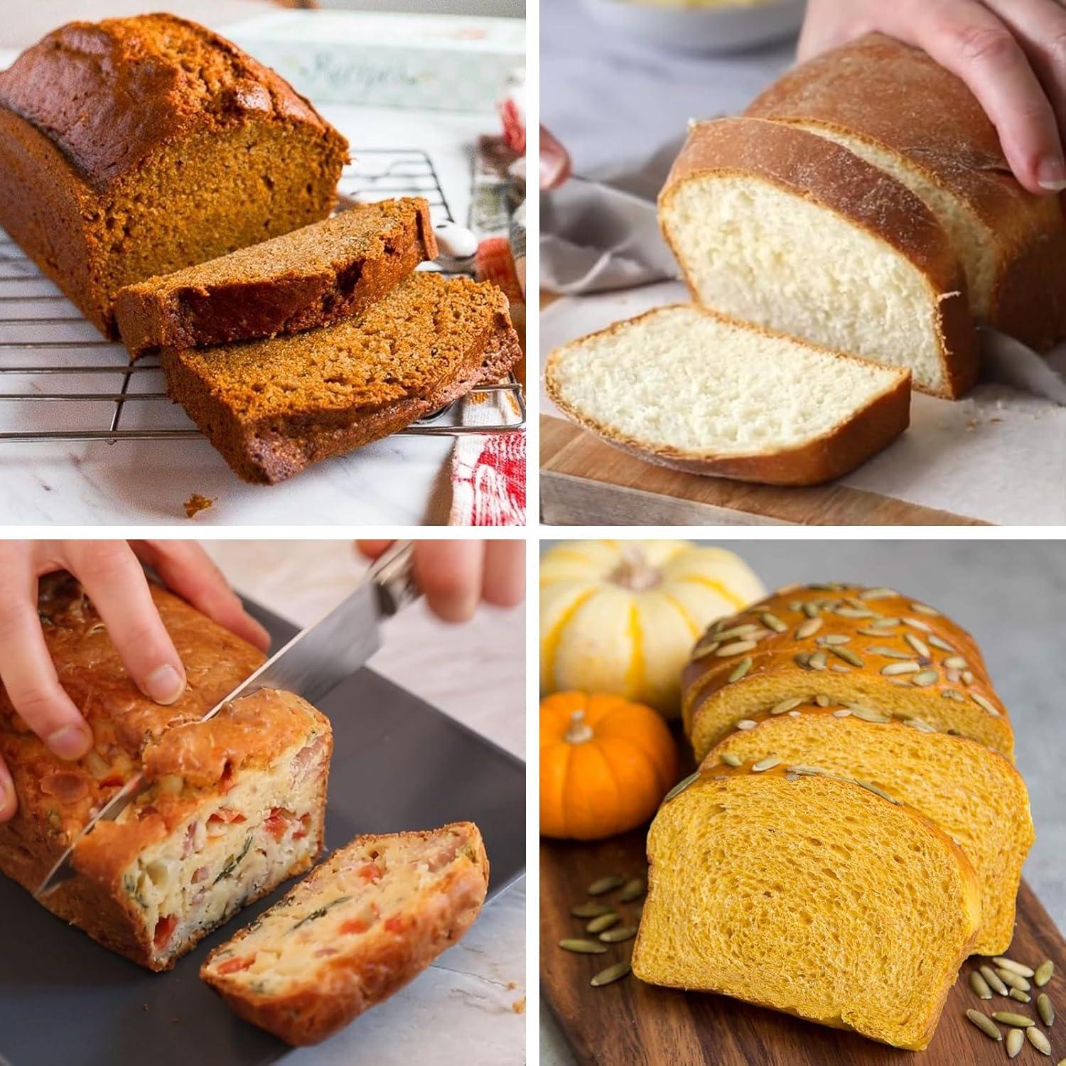 Moldes de Pan de Silicona Sakolla 2 Pcs Antiadherente Confeti