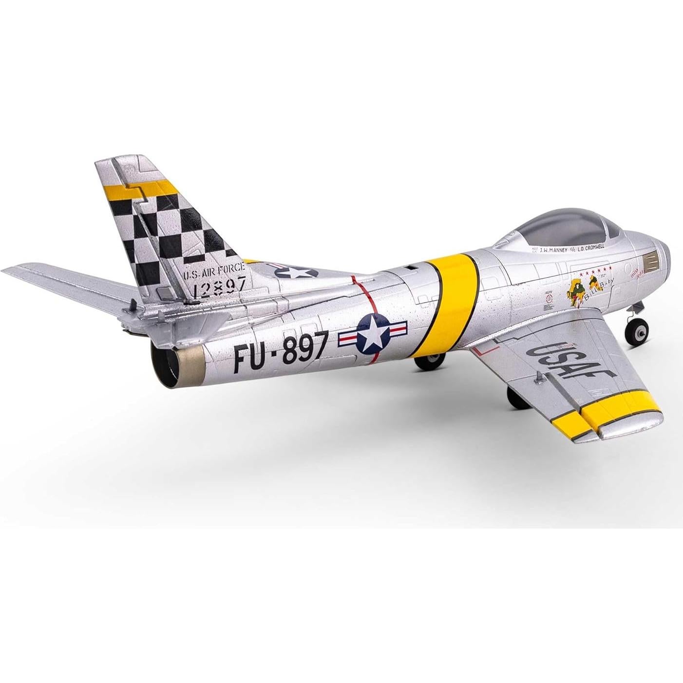E-flite Avión RC UMX F-86 Sabre 30mm EDF Listo para Volar