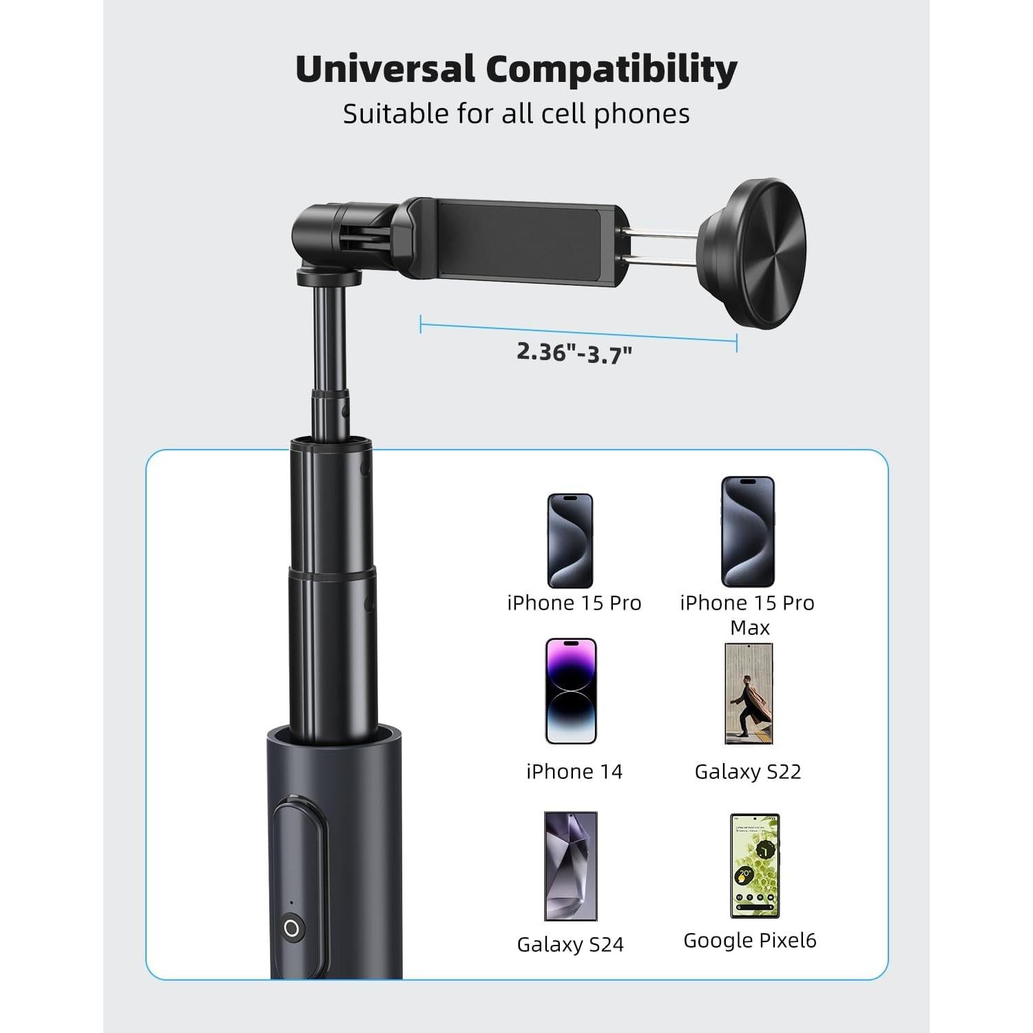 Trípode Vimitty 64" Ajustable para iPhone y Móviles