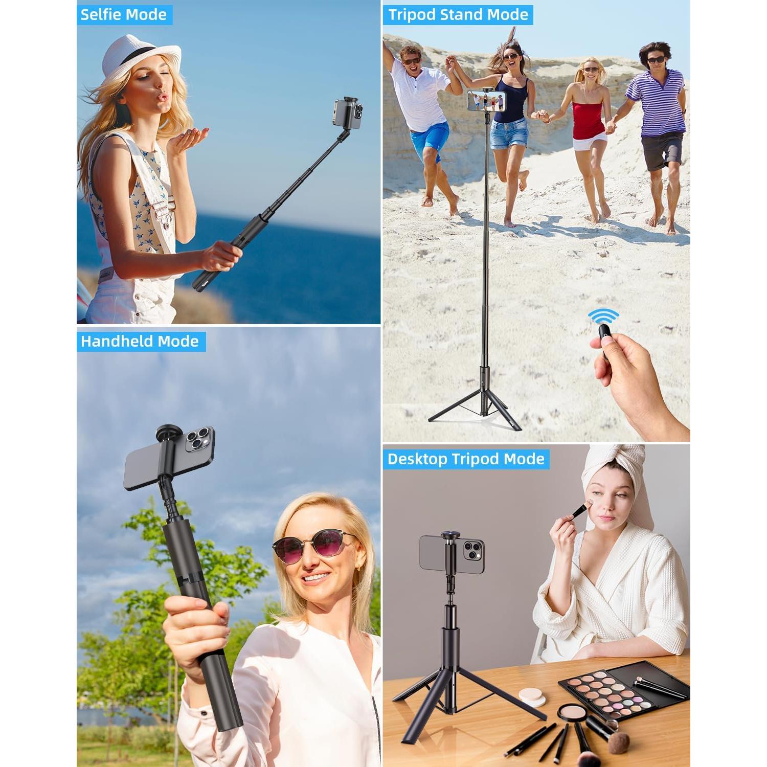 Trípode Vimitty 64" Ajustable para iPhone y Móviles