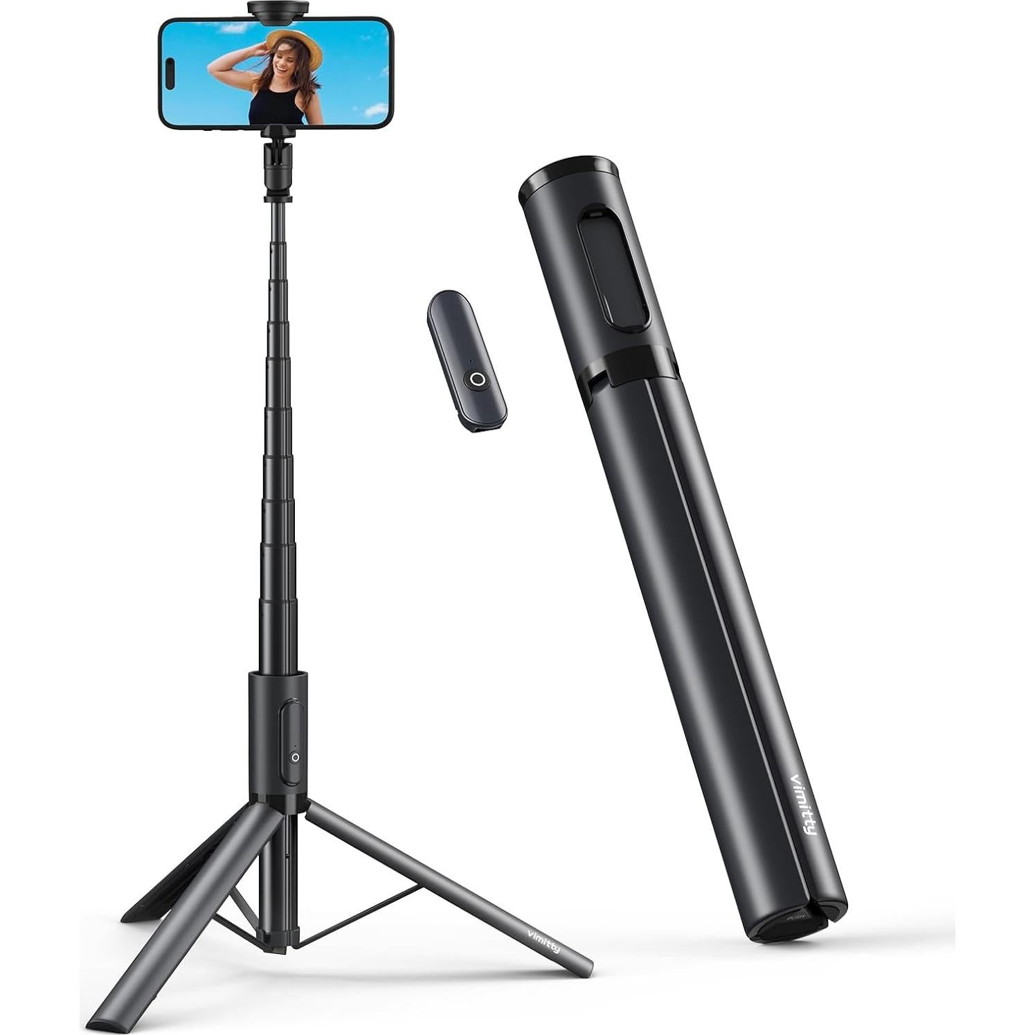 Trípode Vimitty 64" Ajustable para iPhone y Móviles