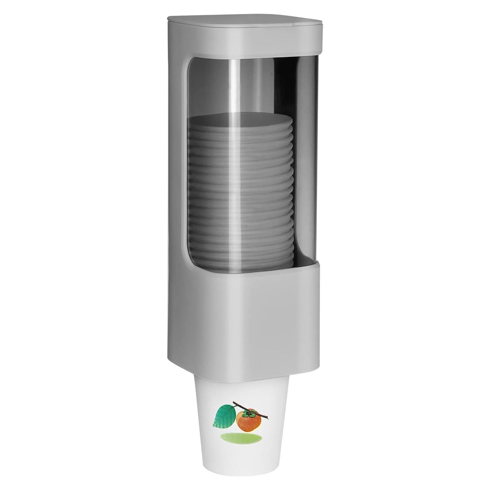 Dispensador de Vasos Montado en Pared haqaf Gris 3-5 oz