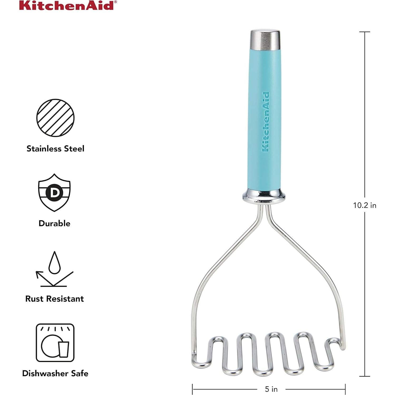 Prensador de Alimentos KitchenAid Acero Inoxidable 26 cm Aqua Sky