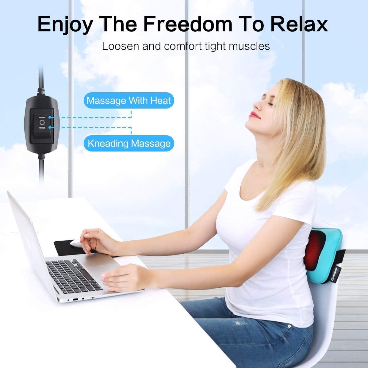 Masajeador Eléctrico Mo Cuishle Shiatsu 3D con Calor