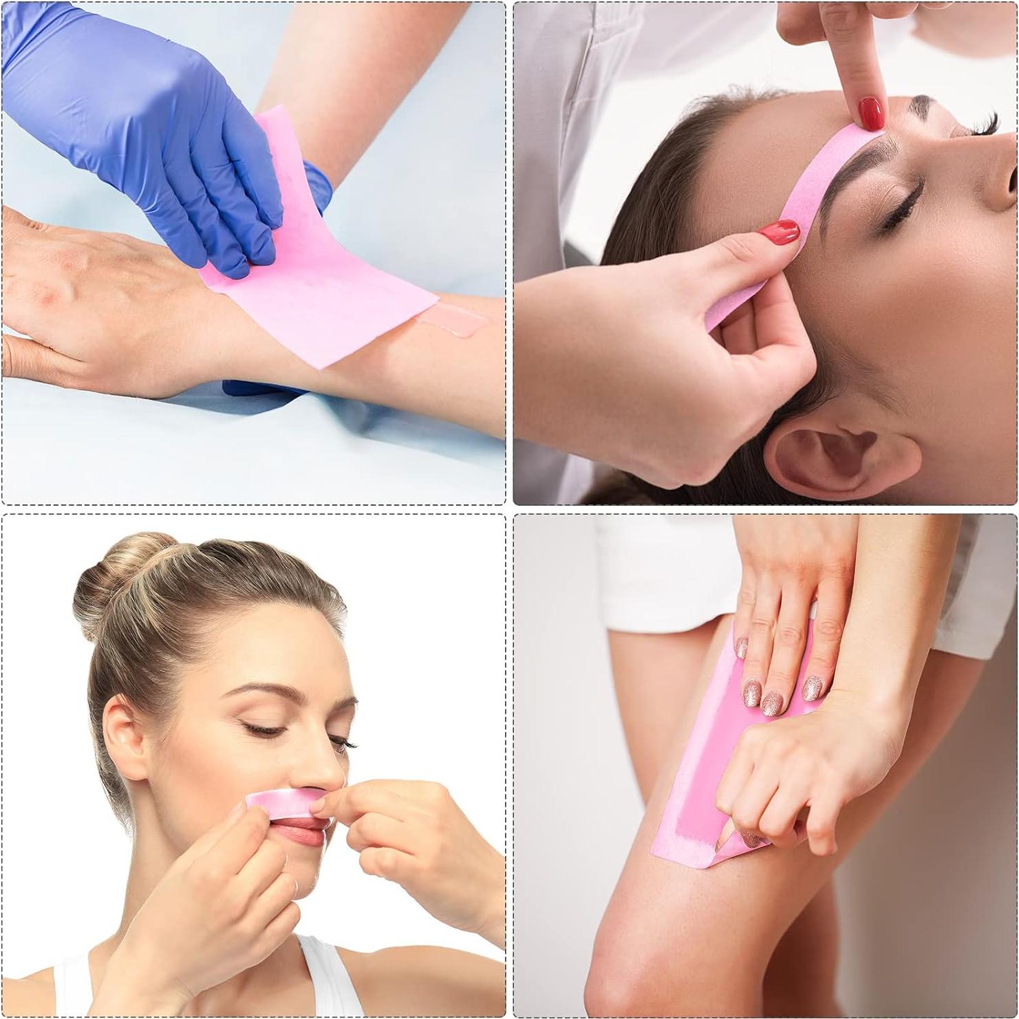 Tiras de Cera Maitys 400 Piezas para Depilación Facial y Corporal