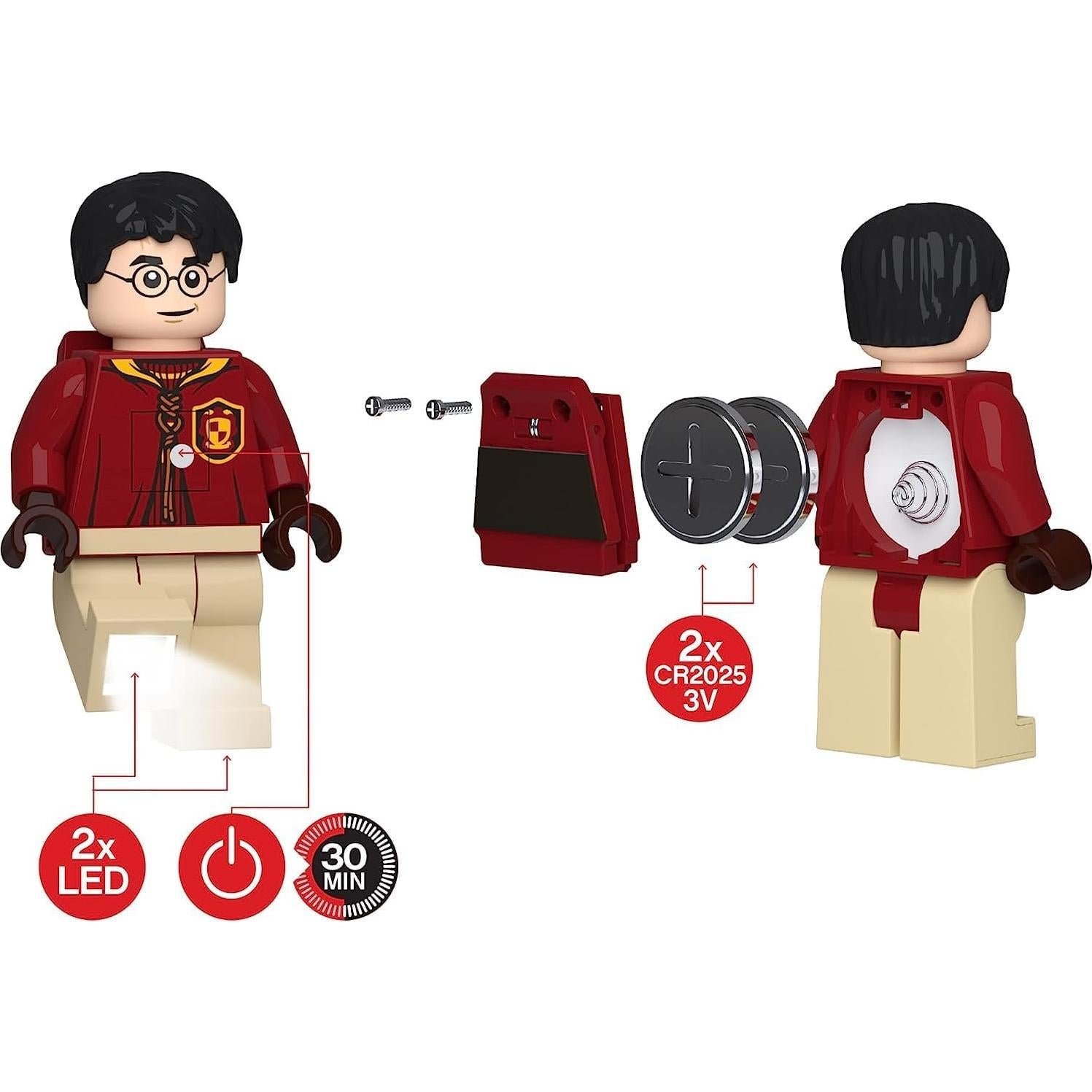 Lámpara de Cabeza LEGO Harry Potter HE33 7,62 cm LED