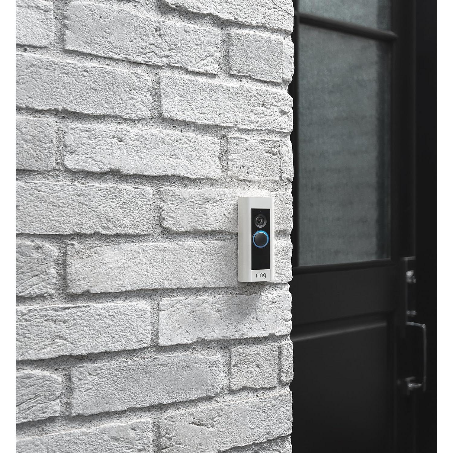 Like-New Ring Wired Doorbell Plus (Video Doorbell Pro) – Upgraded, with added security features and a sleek design (existing doorbell wiring required)