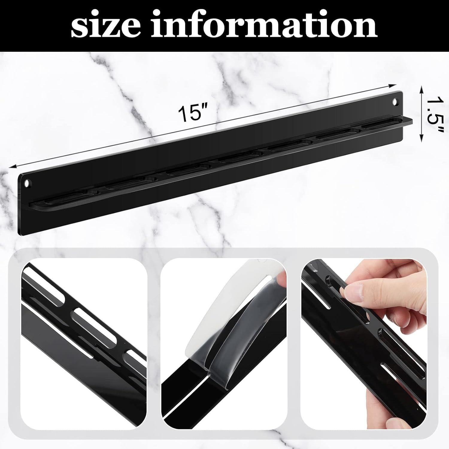 Organizador de Gafas de Sol Chunful 5 Piezas Acrílico Negro