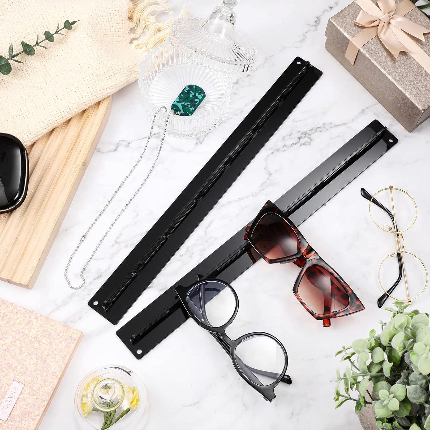 Organizador de Gafas de Sol Chunful 5 Piezas Acrílico Negro