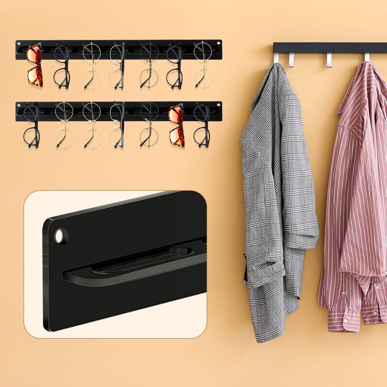 Organizador de Gafas de Sol Chunful 5 Piezas Acrílico Negro