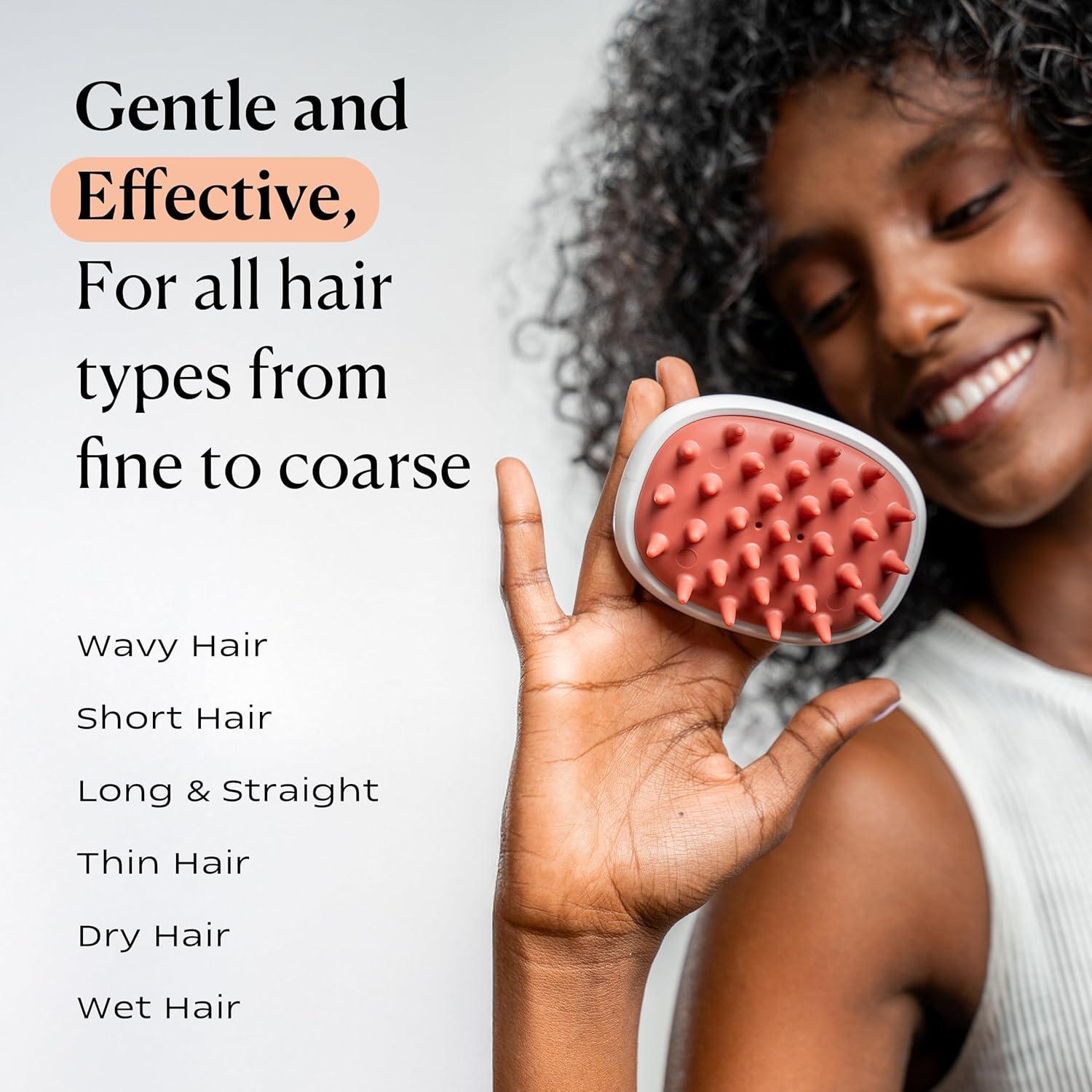 KAMEDIS Cepillo Masajeador de Cuero Cabelludo - Silicona