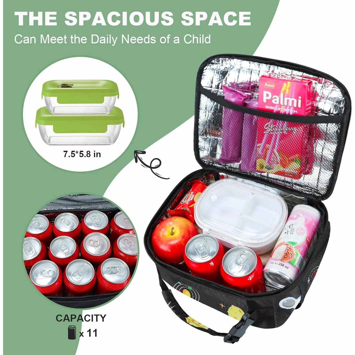 Caja de Almuerzo Aislada Femuar Astronauta 1.4L para Niños