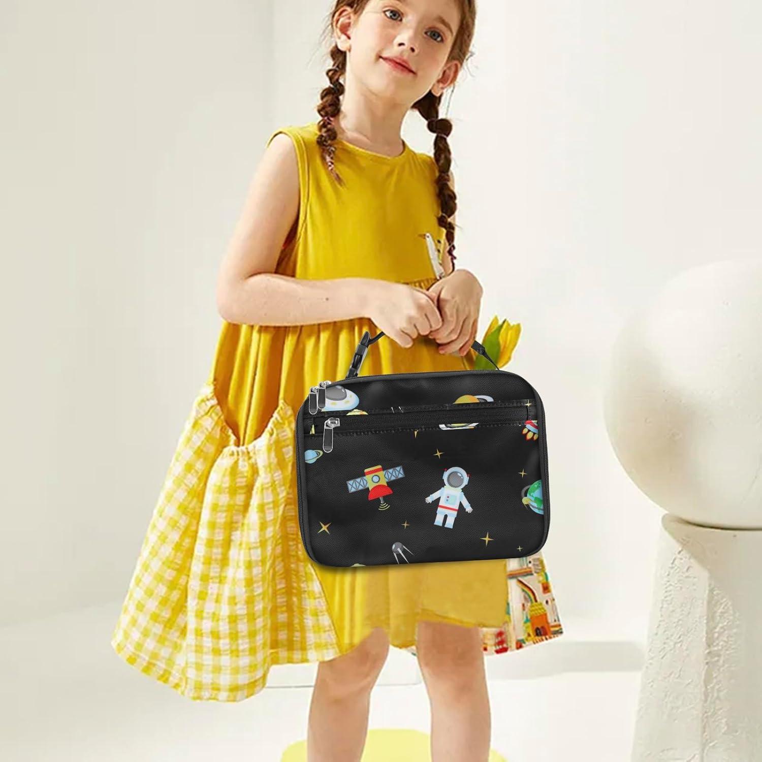 Caja de Almuerzo Aislada Femuar Astronauta 1.4L para Niños