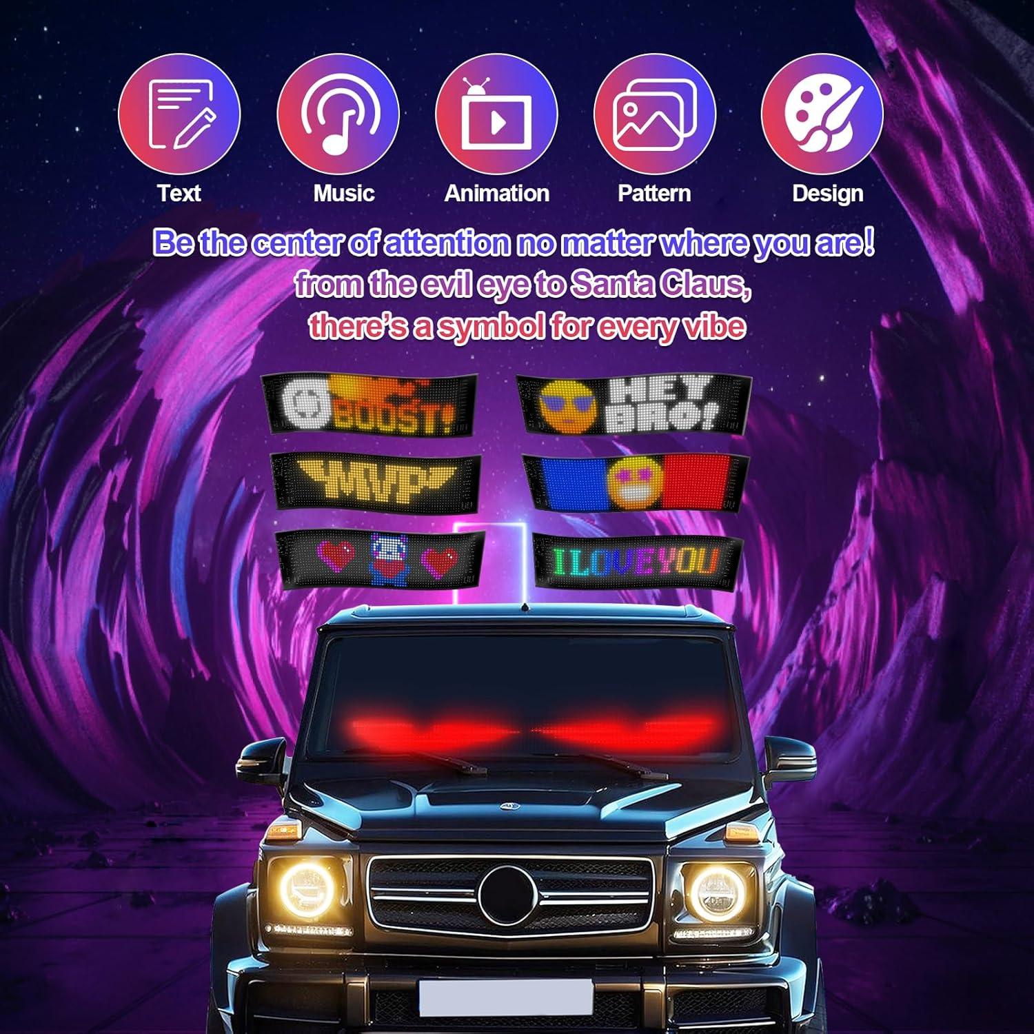 Luz Ojos Demonio LED AMKI 9.14x38.1cm Multicolor Bluetooth