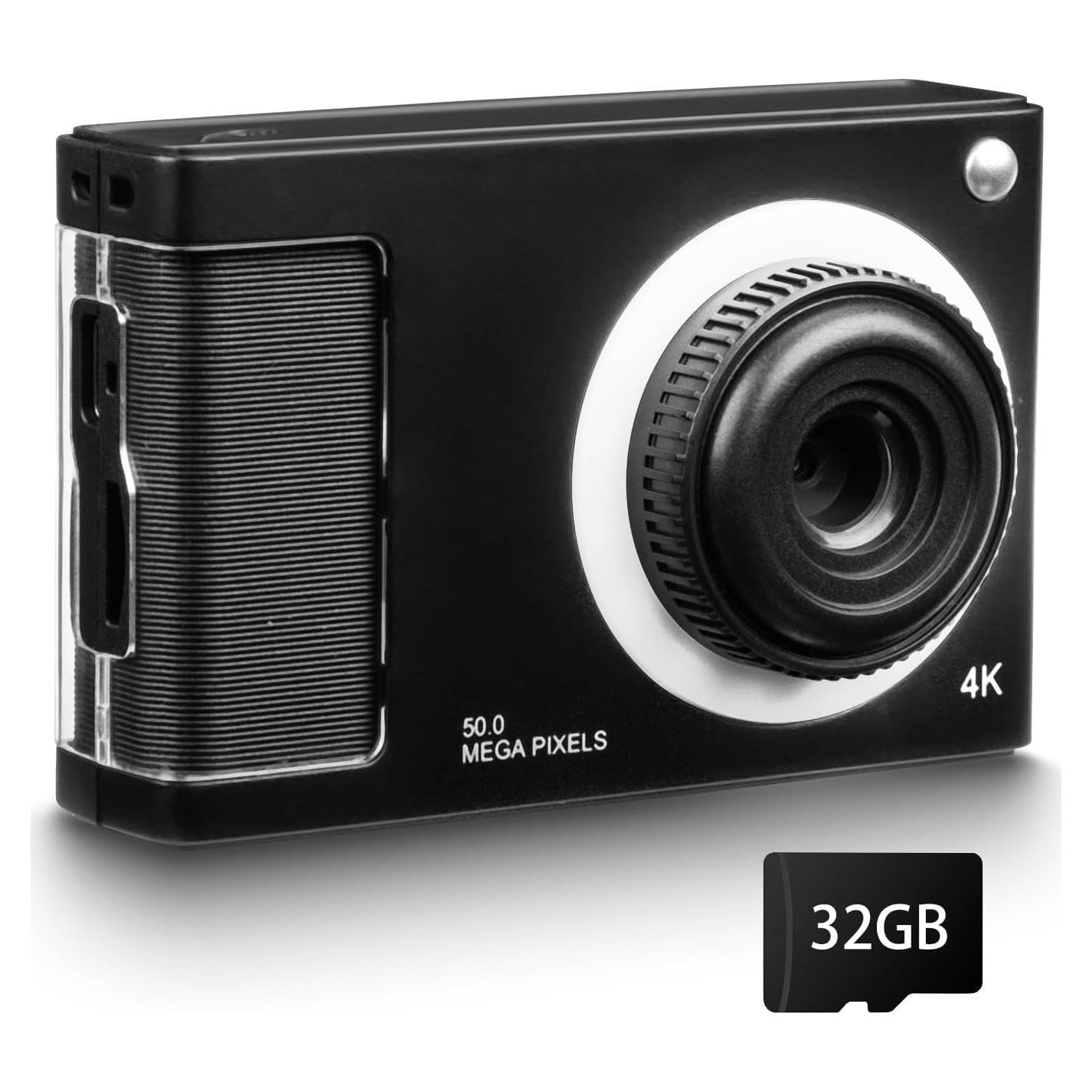 Cámara Digital MQOUNY 44MP FHD 1080P para Niños con 32GB
