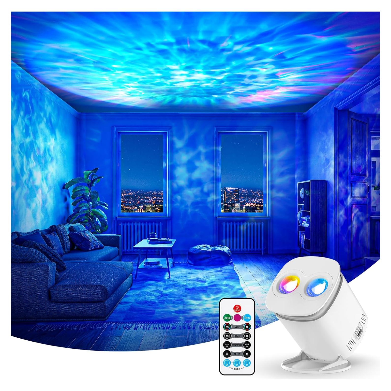 Proyector Galáctico HSP RI LO con Control Remoto y Temporizador