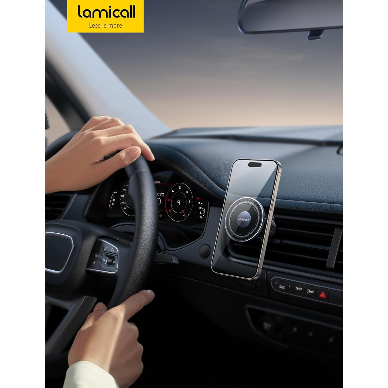 Soporte para coche Lamicall STCV06 - Magnético 20 imanes 360°