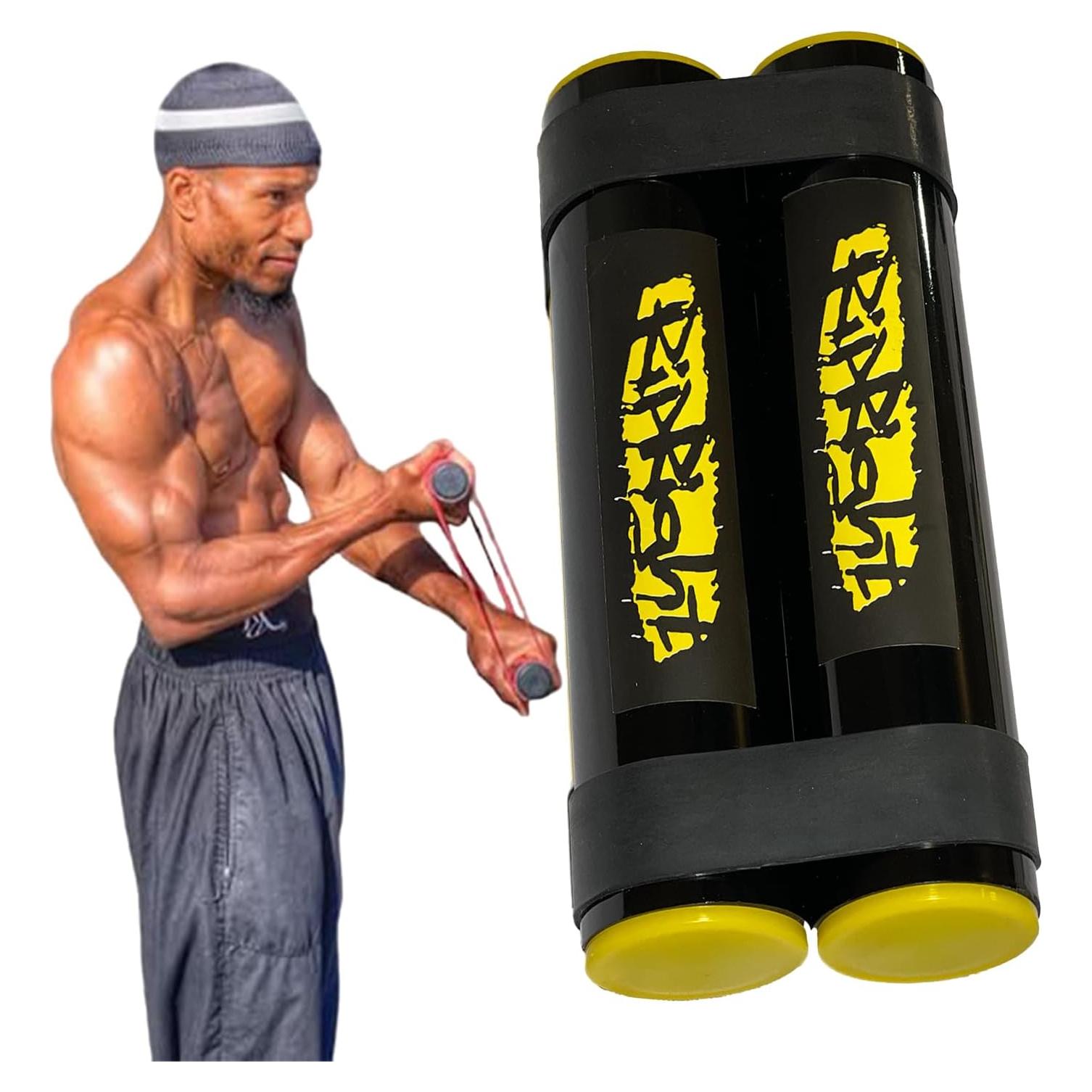 RipStick, Workout Equipment for Joint Rehab, Shoulder and Resistance Training, Muscle Building and Core Workout Equipment with 6 Adjustable Resistance Bands