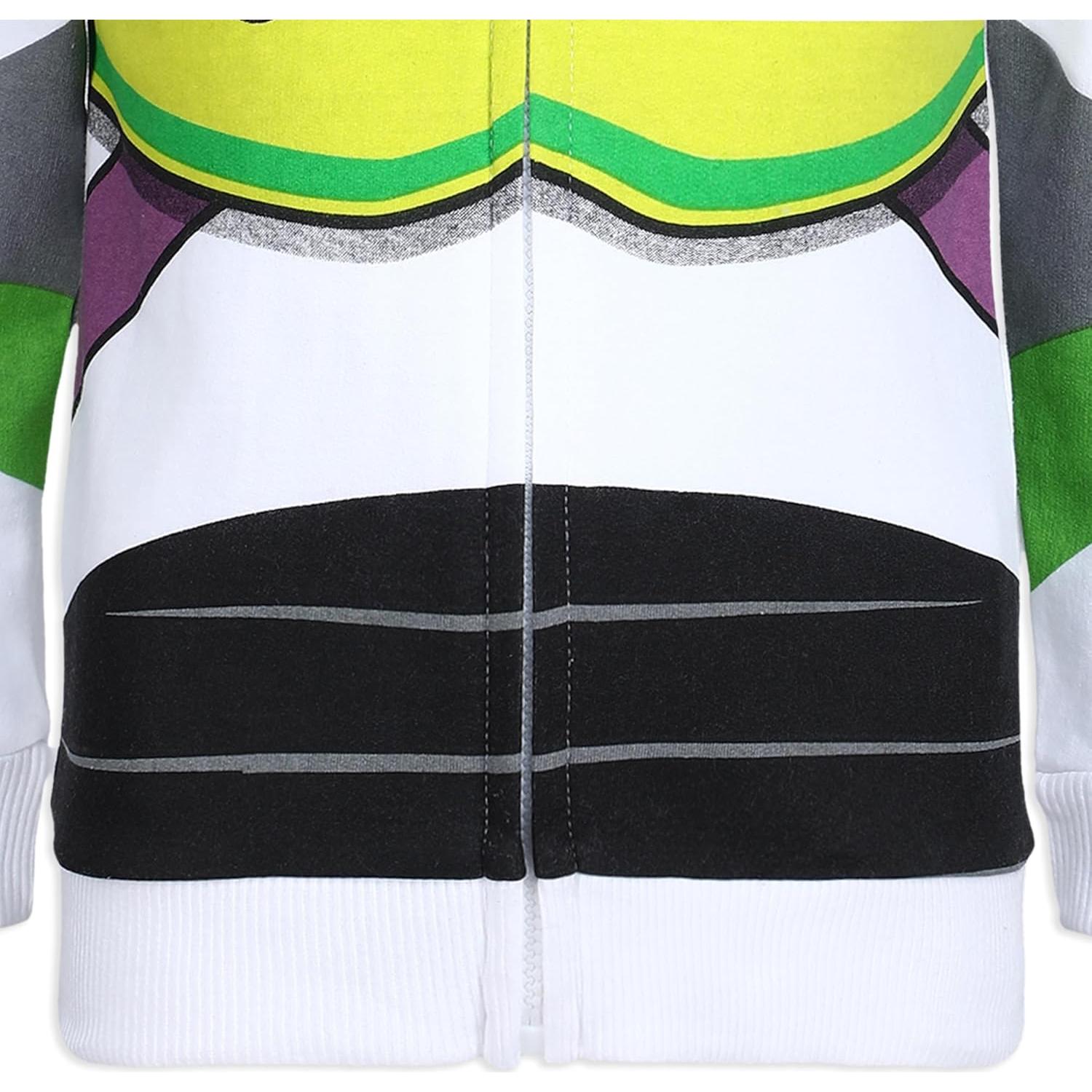 Disney Toy Story Woody or Buzz Lightyear Boys Zip Up Hoodie for Toddler and Little Kids