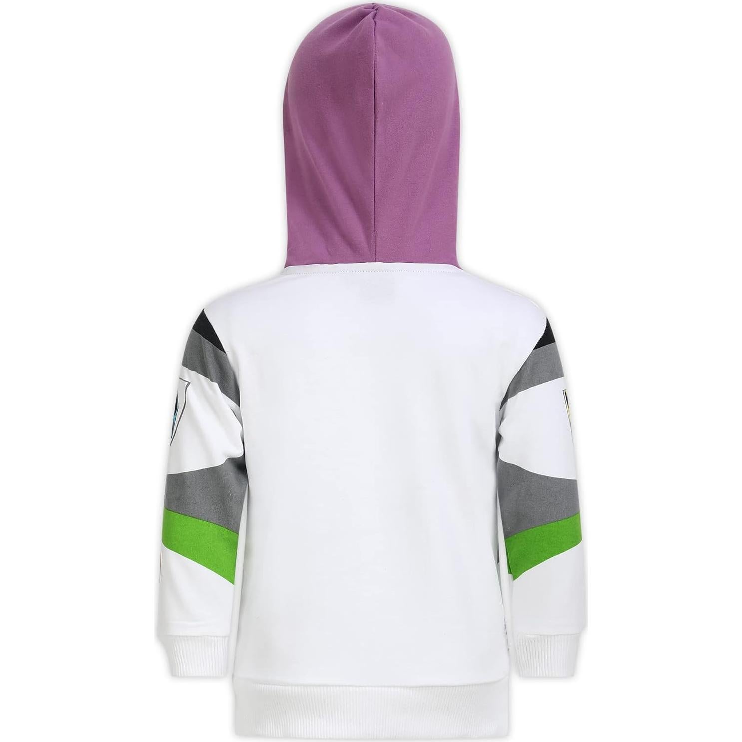 Disney Toy Story Woody or Buzz Lightyear Boys Zip Up Hoodie for Toddler and Little Kids