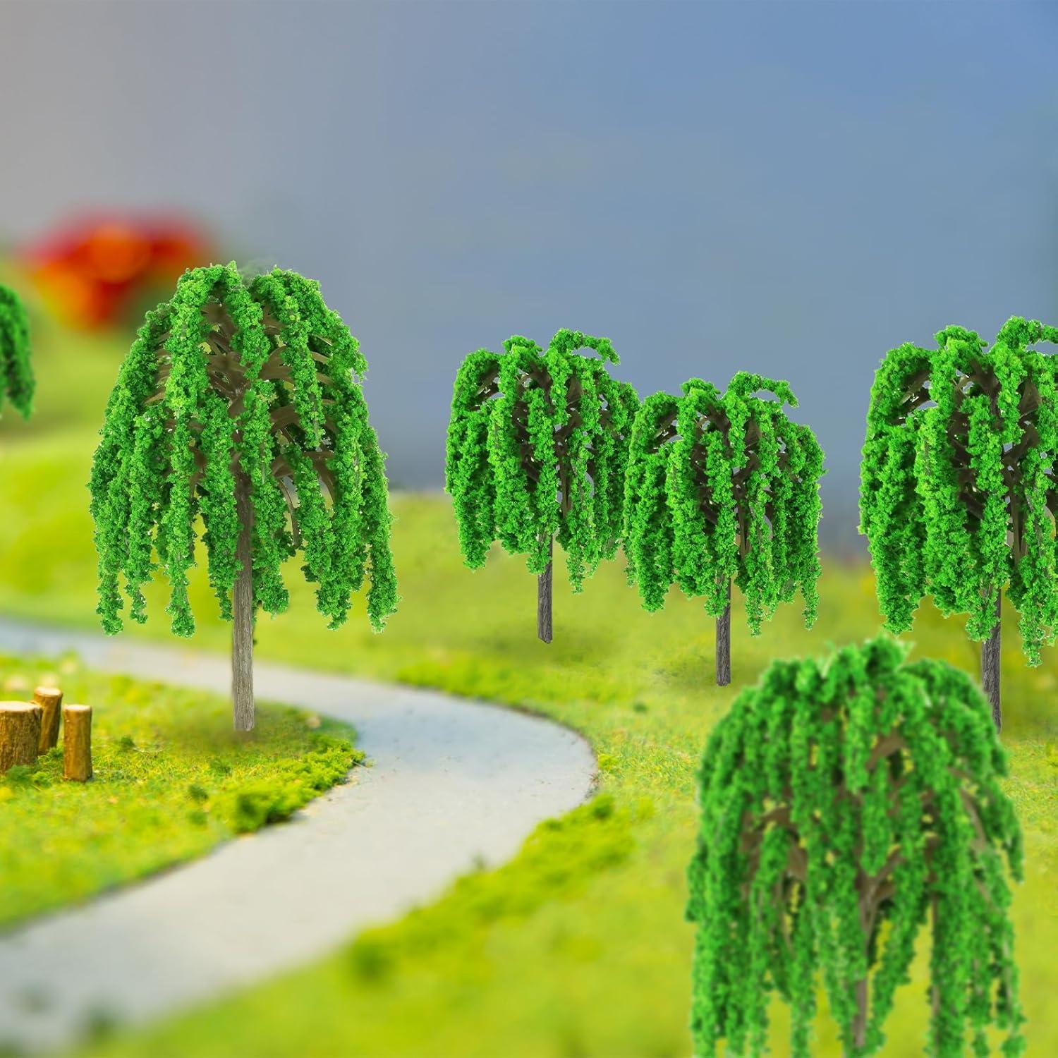 16 Piezas Árboles Miniatura Kepfire 4.3-9.4 cm Diorama