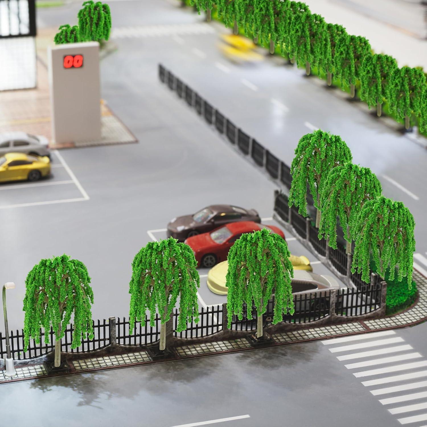 16 Piezas Árboles Miniatura Kepfire 4.3-9.4 cm Diorama