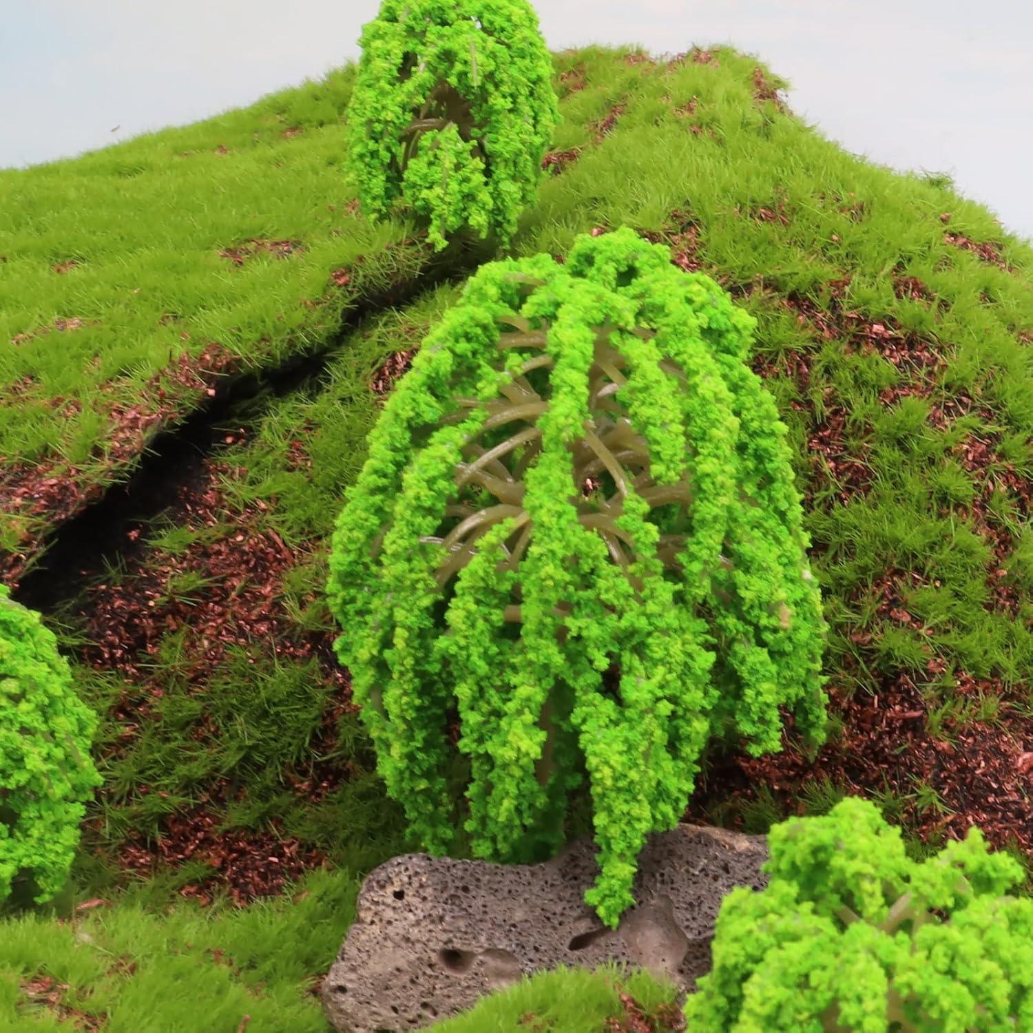 16 Piezas Árboles Miniatura Kepfire 4.3-9.4 cm Diorama