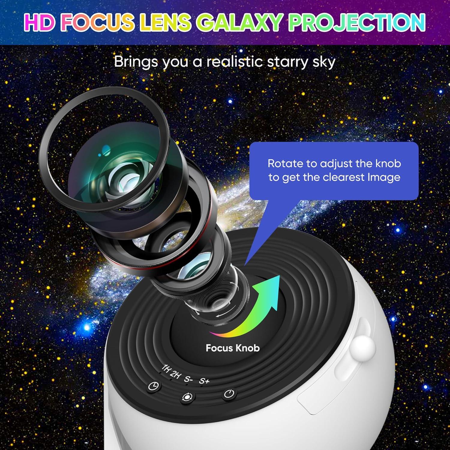 Proyector Galáctico FlyLily 13 en 1 Luz de Estrellas HD