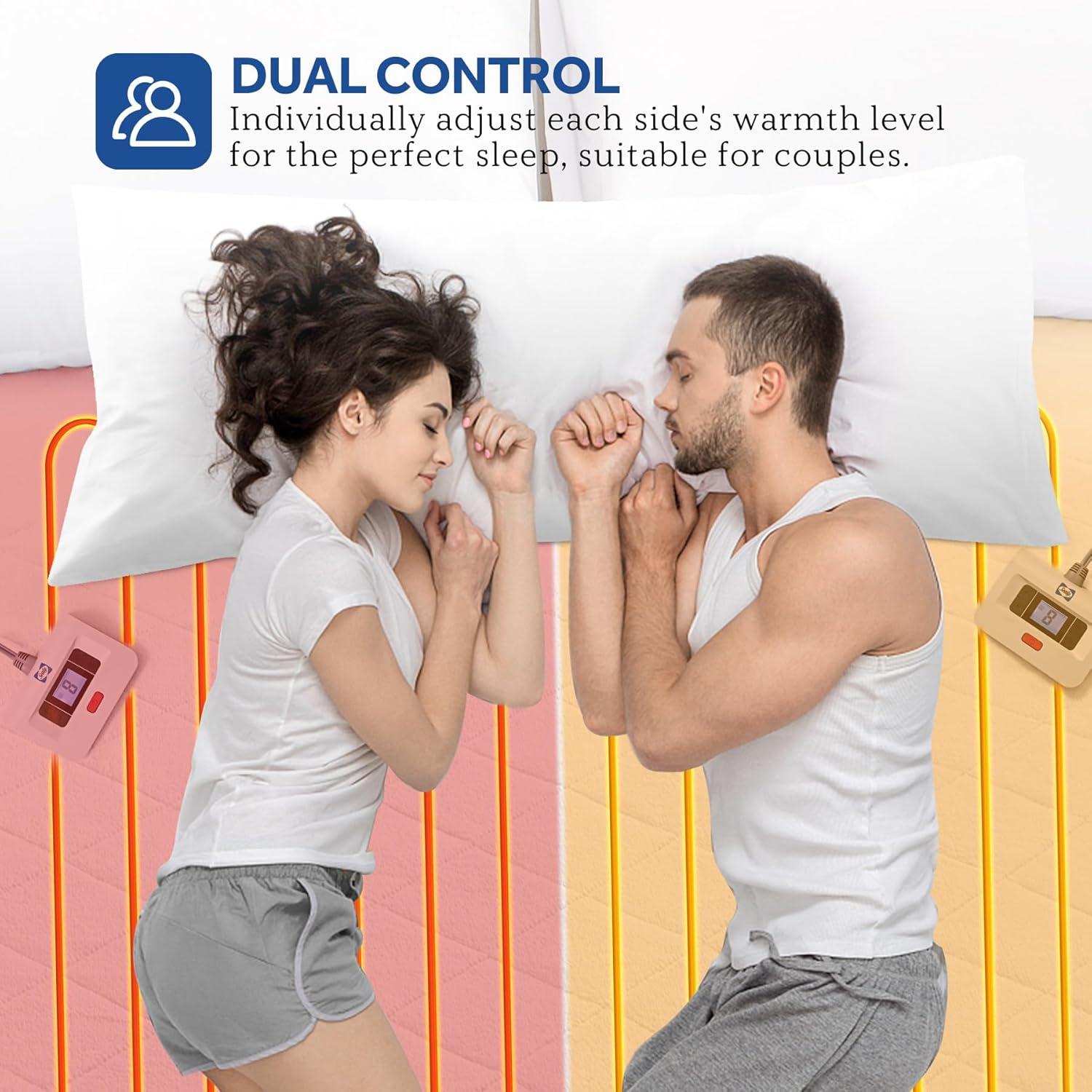 Almohadilla Térmica Sealy King Coral Fleece 10 Niveles Calor