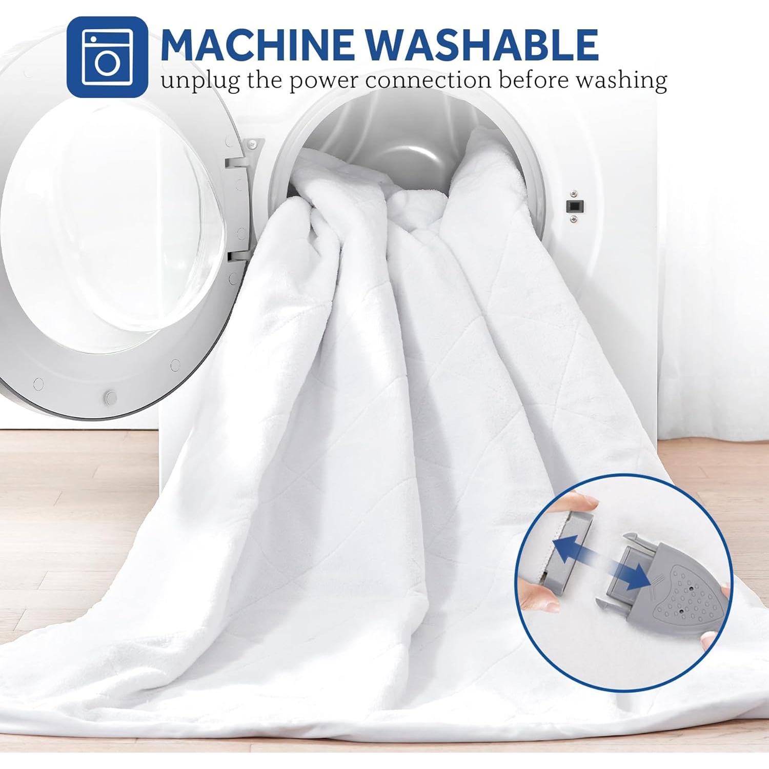 Almohadilla Térmica Sealy King Coral Fleece 10 Niveles Calor