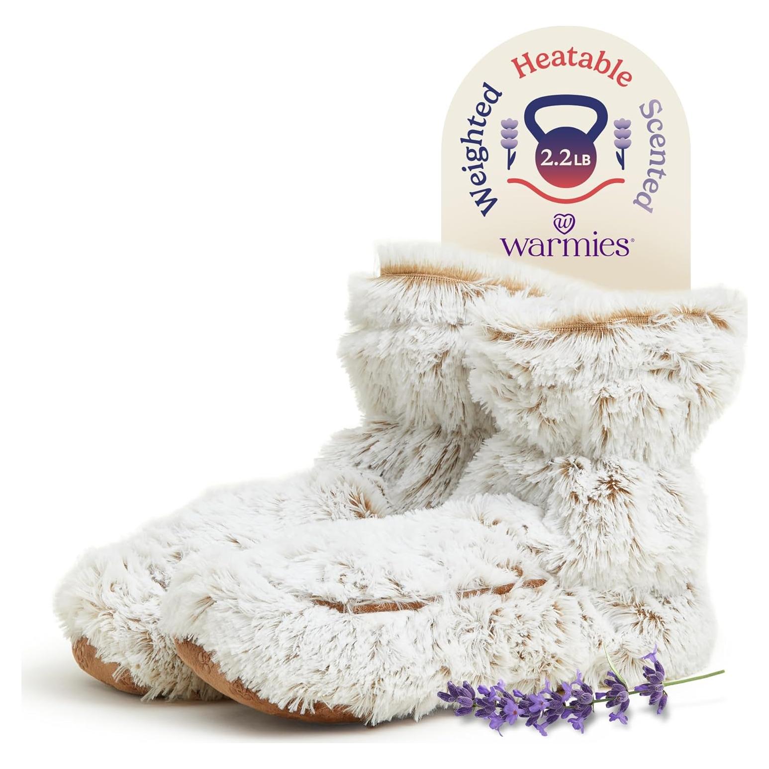 Botas de casa calentables Warmies para mujeres - Talla 36-40