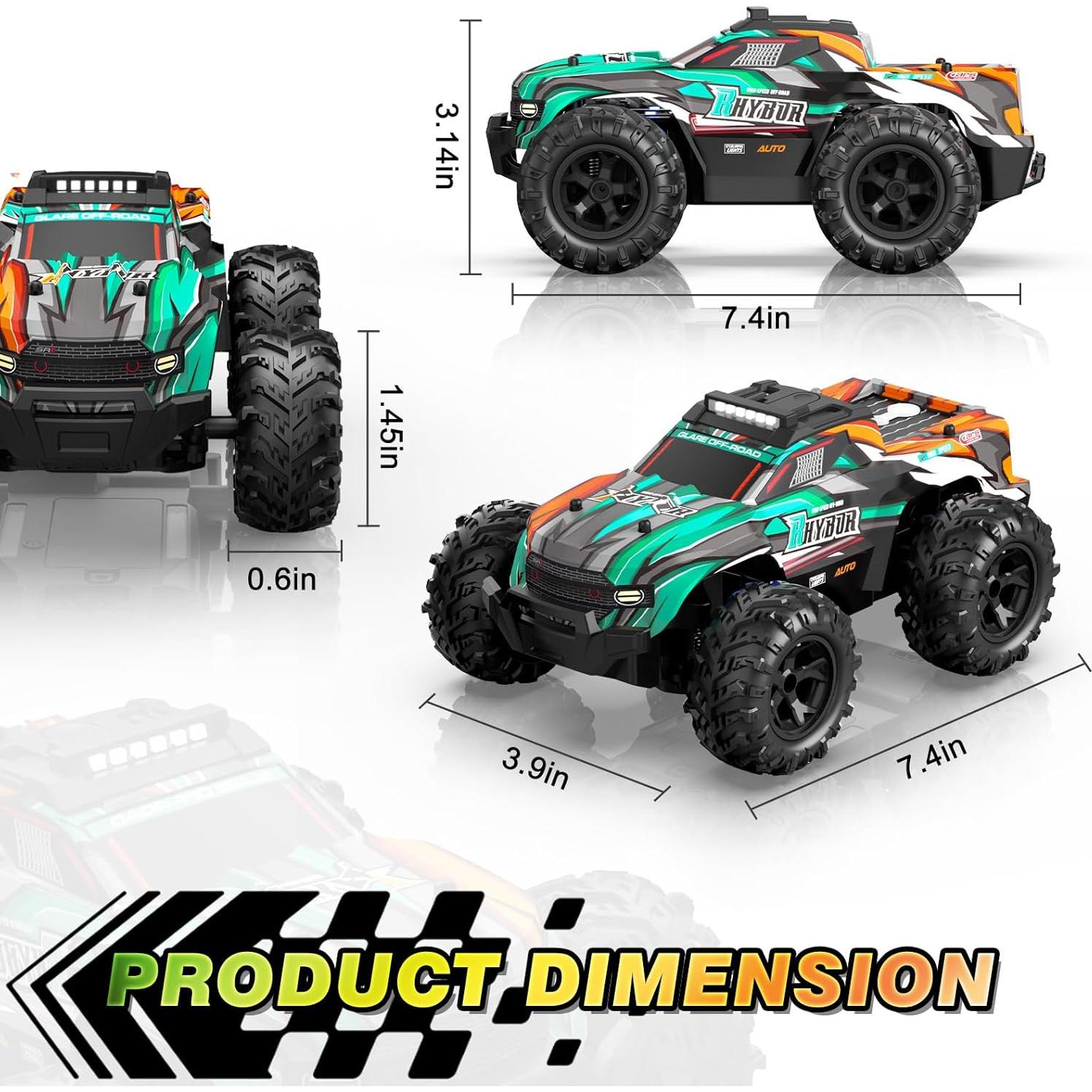 Coche RC Todo Terreno BLUEJAY 1:16 Naranja 25KM/H LED