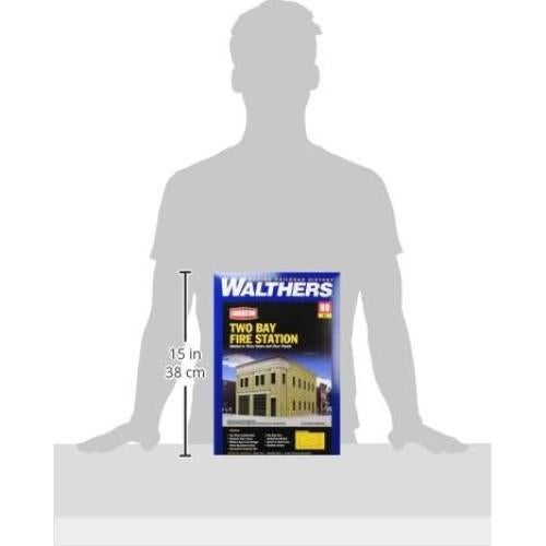 Kit Estación de Bomberos Walthers HO 20.3x12.4x14 cm